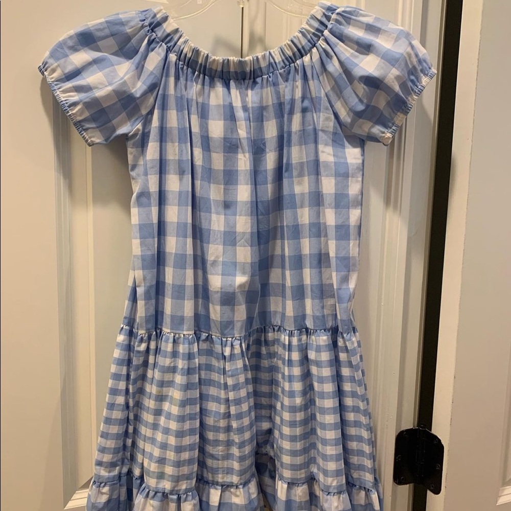 StyleKeepers Carolina Blue Gingham Dress Size S